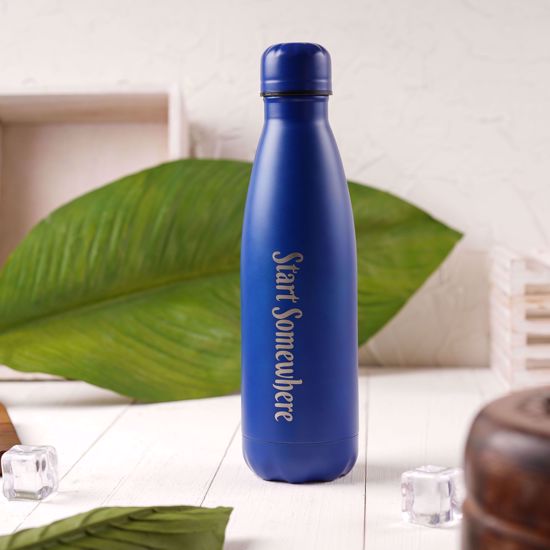 Picture of Water Bottle - keeps cold or hot - Navy